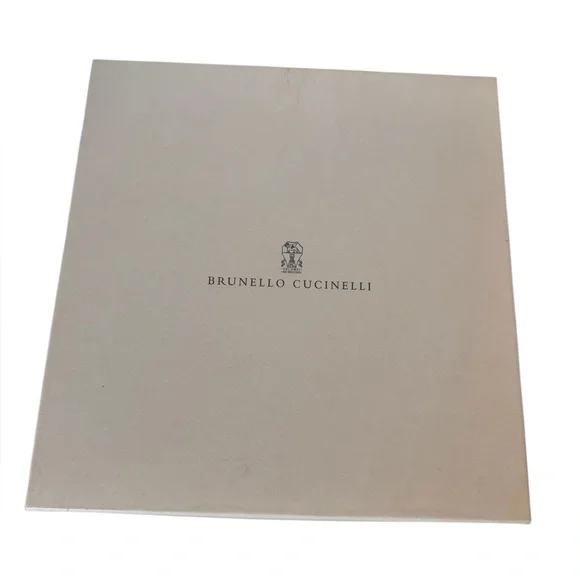Brunello Cucinelli Large Beige Boot Box, Branded tissue and Authenticity Tag - Picture 2 of 7